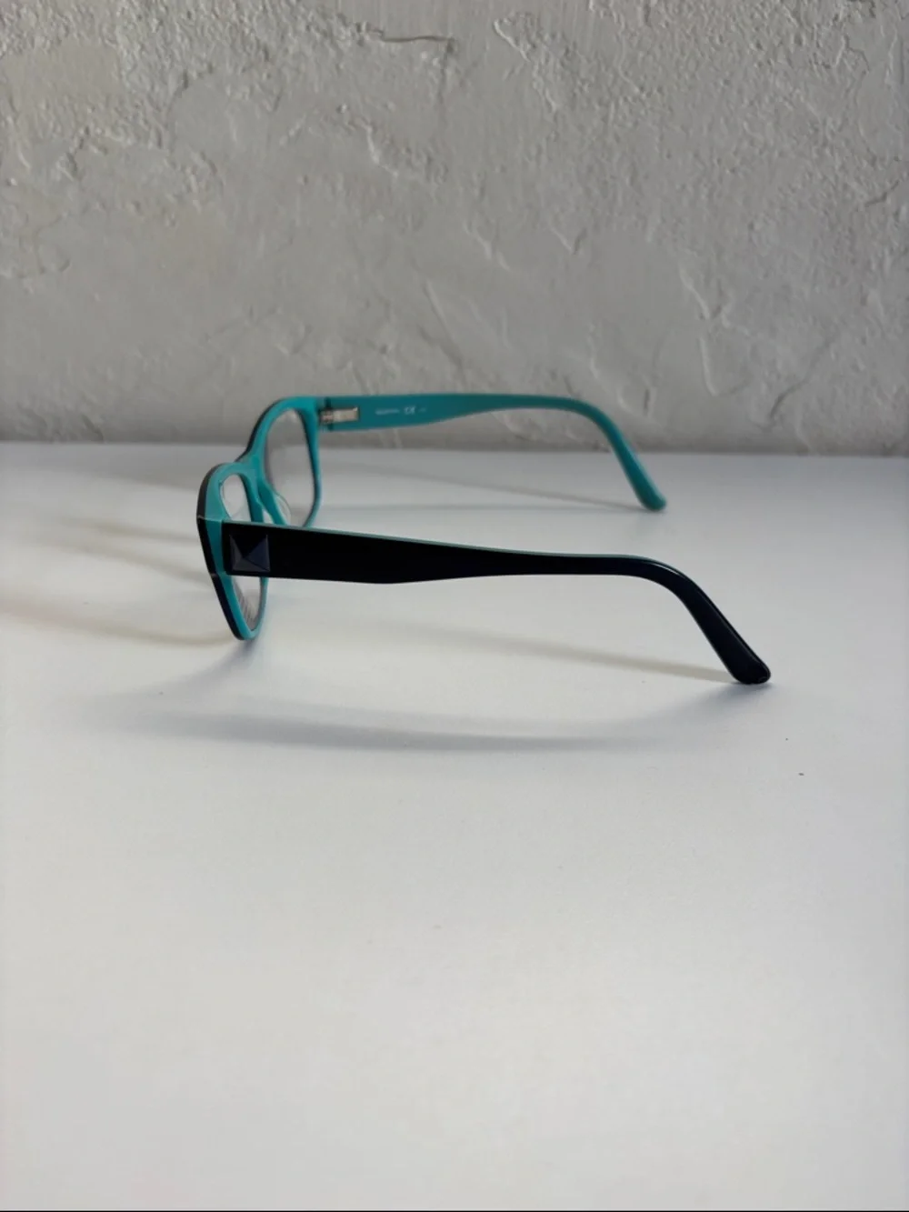 Valentino Black Frame with Teal Temples‎ Women's Glasses